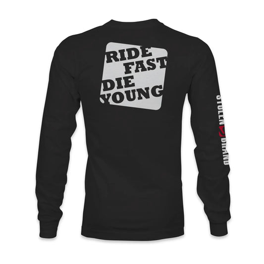 FAST-TIMES COLLECTION "RIDE FAST DIE YOUNG" LONG SLEEVE TEE