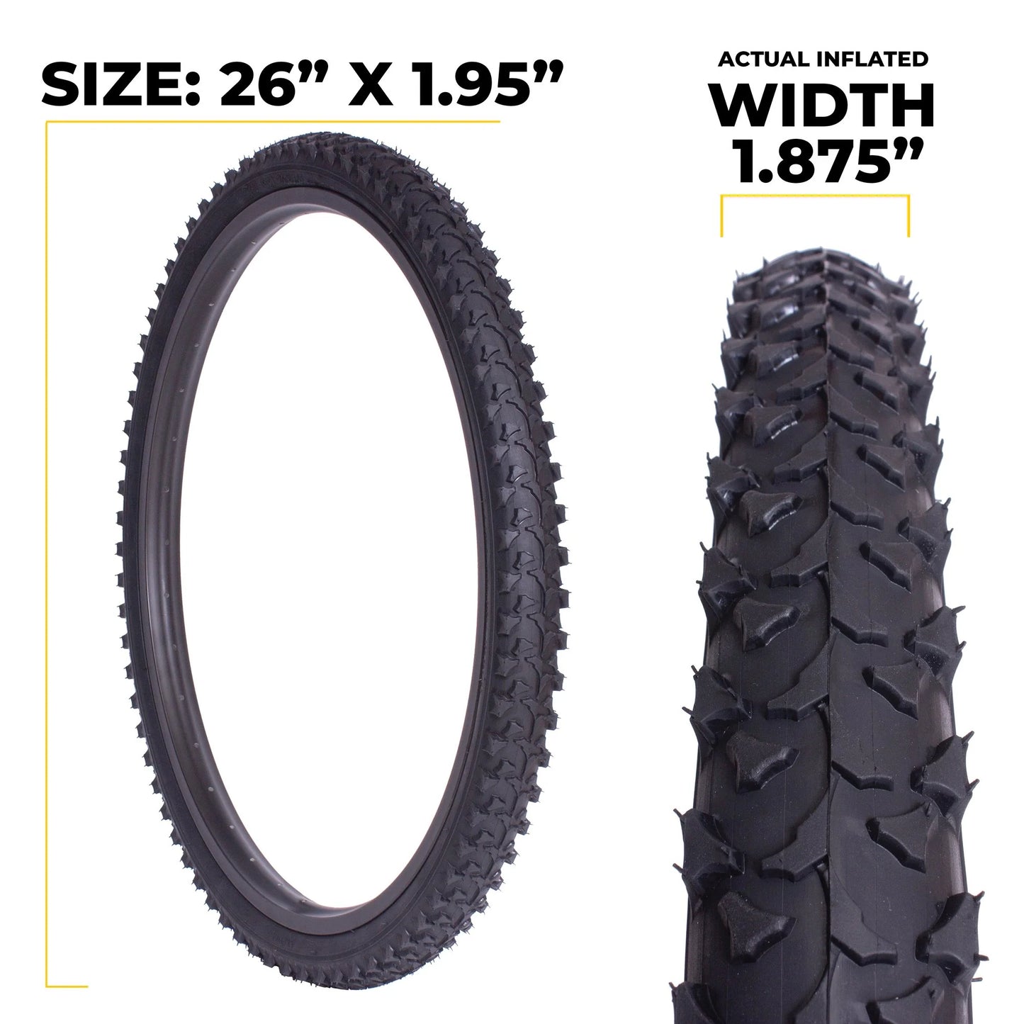 26x1.95” Mountain Bike Tire