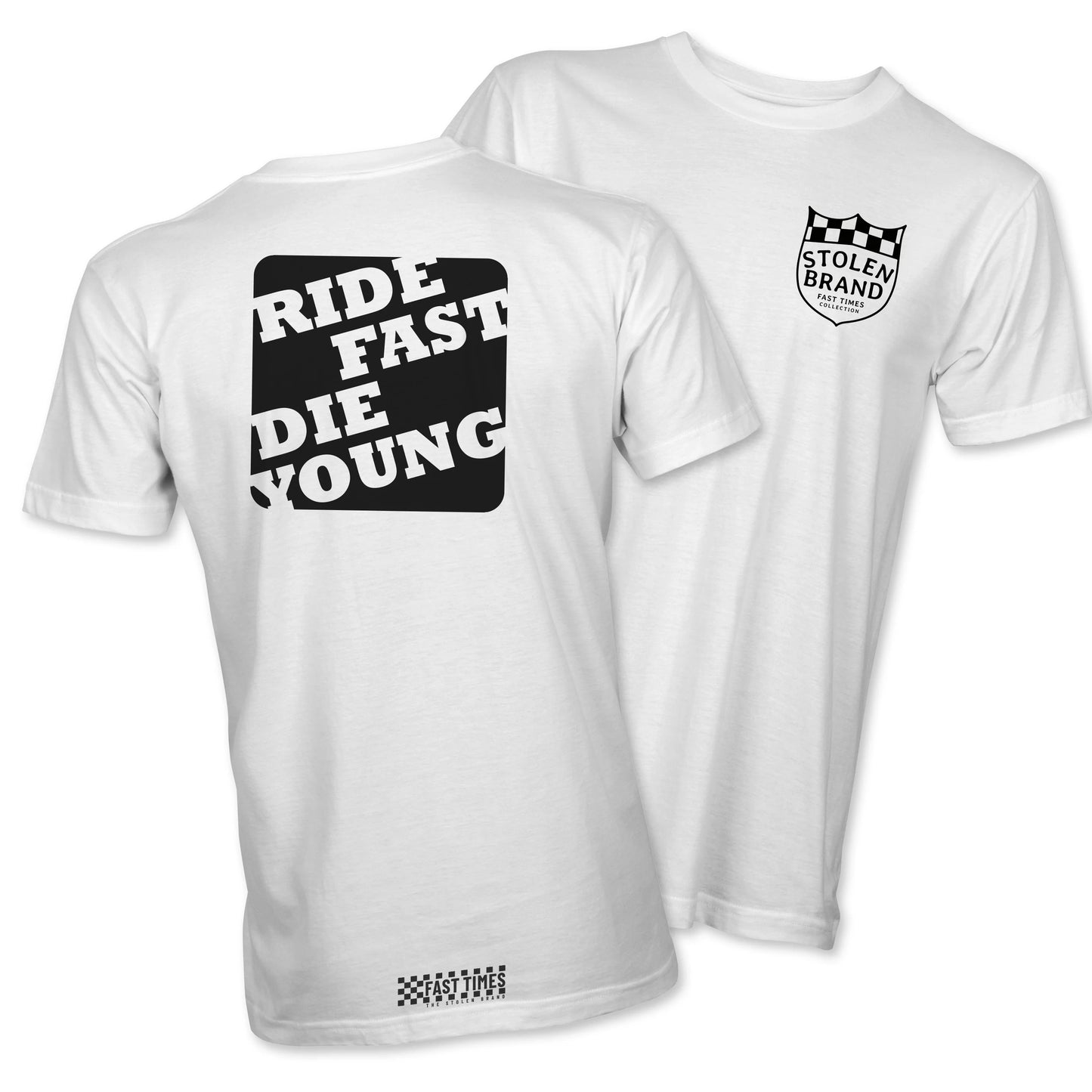 FAST-TIMES COLLECTION "RIDE FAST DIE YOUNG" TEE