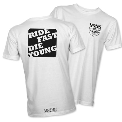 FAST-TIMES COLLECTION "RIDE FAST DIE YOUNG" TEE