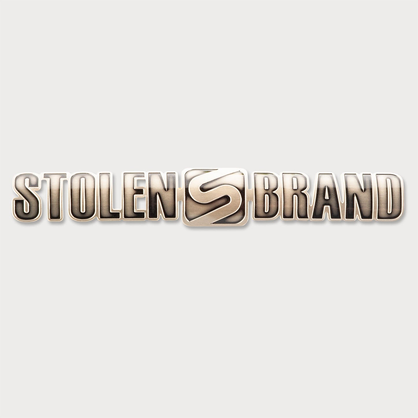 STOLEN BRAND METAL BADGE