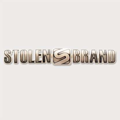 STOLEN BRAND METAL BADGE