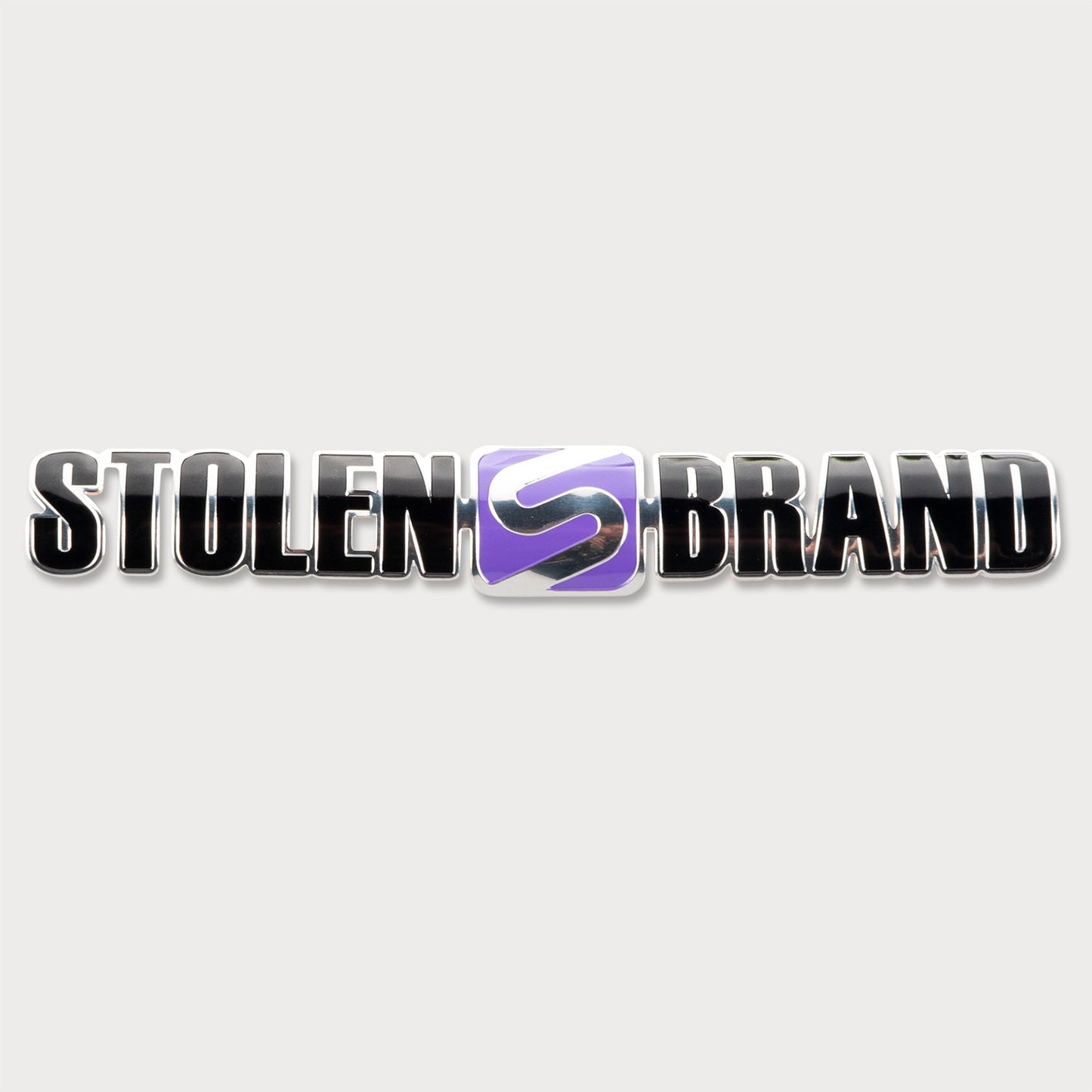 STOLEN BRAND METAL BADGE