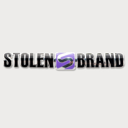 STOLEN BRAND METAL BADGE