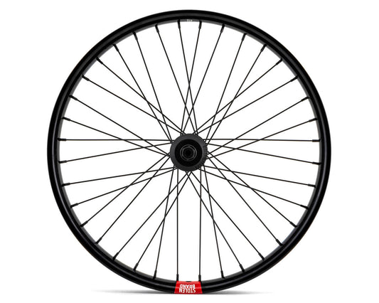 20" RAMPAGE PRO STREET FRONT FEMALE AXLE WHEEL, BLACK